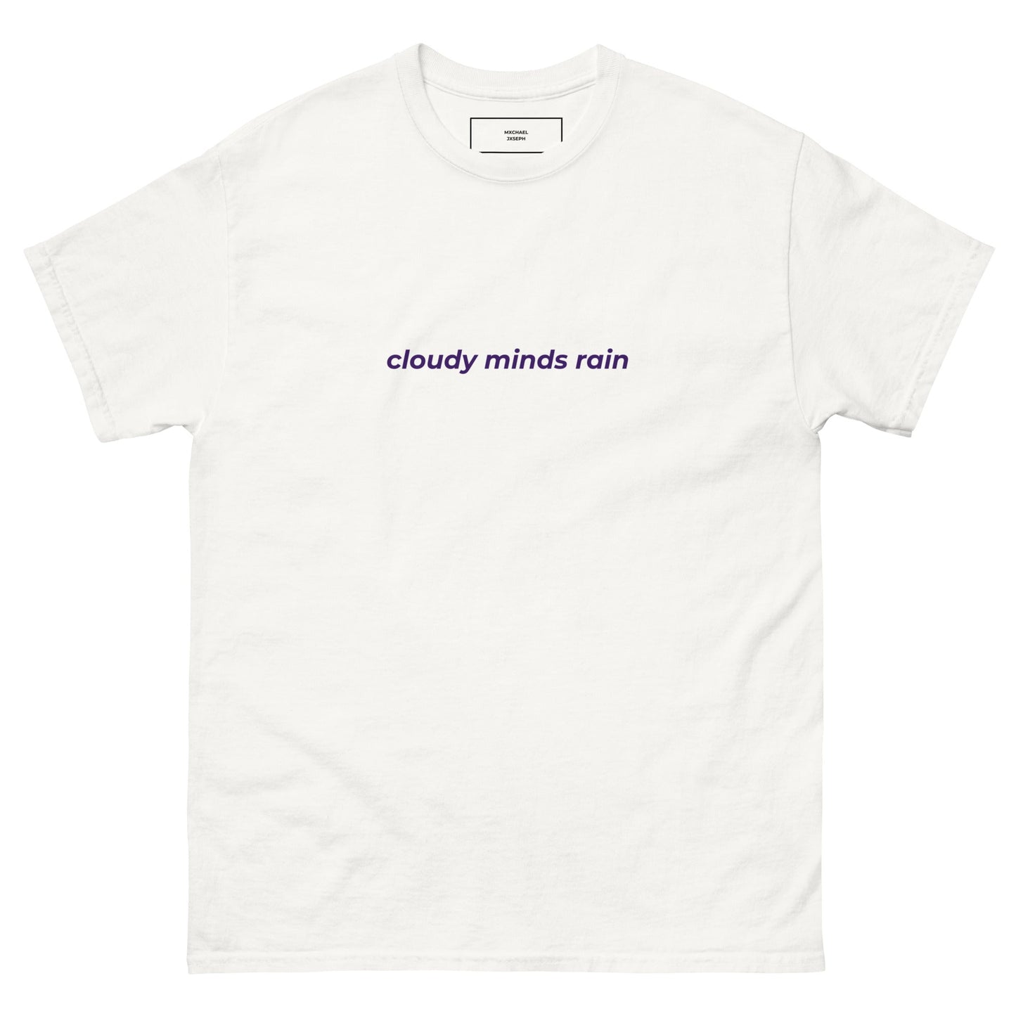 Cloudy Minds Rain Unisex T-Shirt - Mxchael Jxseph